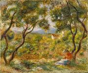 Pierre-Auguste Renoir The Vineyards at Cagnes Sweden oil painting artist